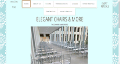 Desktop Screenshot of elegantchairsandmore.com
